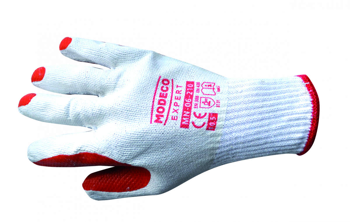 MN-06-210 Latex palm-coated gloves 10.5''